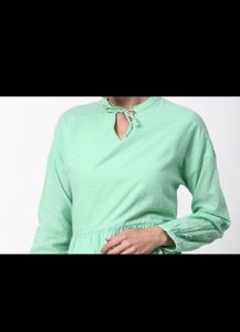 Aboof Women Light Pista Shade Dress