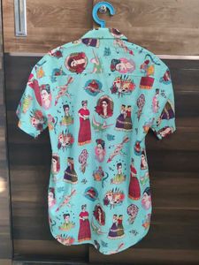 Print Button-Up Shirt