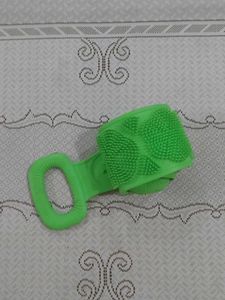 Silicone Body Scrubber for Bath Green Color