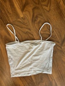Simple White Camisole Top