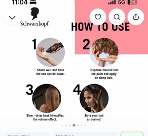Taft Power Mousse Hair Styling