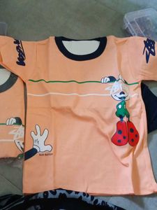 New Tshirt &amp; Kapri For 2_4 Yrs