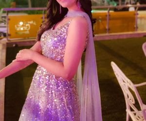 Sparkling Sequin Embellished Ethnic Gown