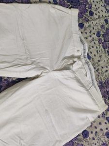 Classic White Trousers