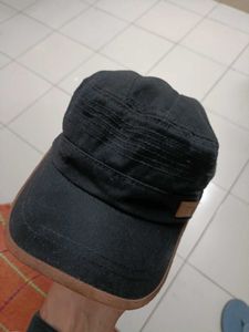 U.S. POLO ASSN.Men Black Panelled Upper Solid Cap