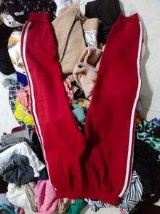 Red Track Pants