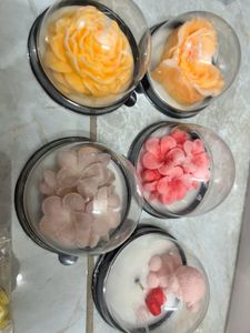 Decorative Flower Candles