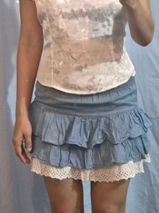 ruffled Mini skirt