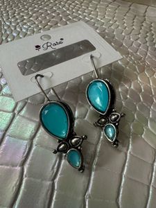 Vintage Boho Blue Stone Earrings