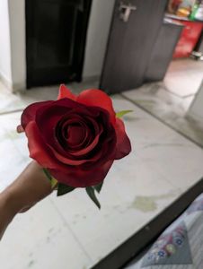 Artificial Red Rose Flower