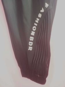 Stylish Black Joggers with Drawstring
