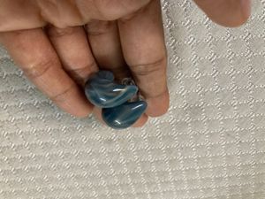 Marble Effect Green Earring