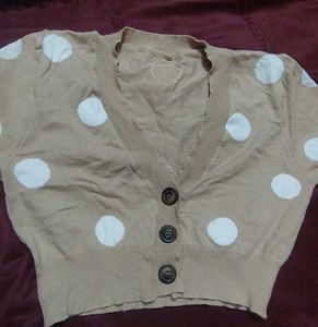 Cute Polka Dot Cardigan