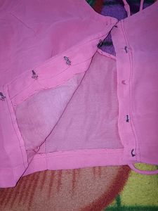 Pink Saree Blouse
