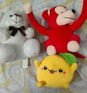 combo of 3 plushies