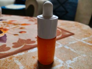 Empty serum bottle