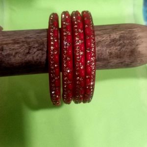 Beautiful Red Bangles