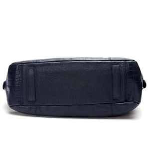 Authentic Balenciga Navy pebbled shoulder
