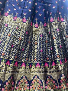 Beautiful Navy Blue Lehenga Skirt