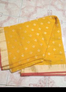 Blue Embellished Saree