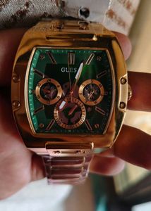 Original Guess Gold &amp; Green Watch