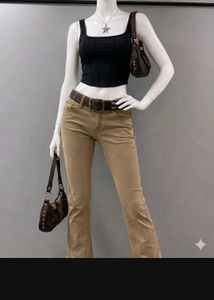 Chic Black Corset Crop Top