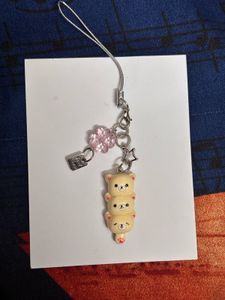 Cute Stacked Bear Charm
