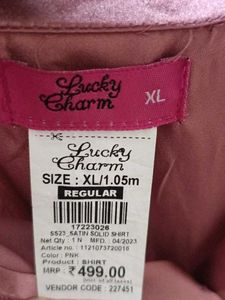 Satin Button-Up Blouse shirt