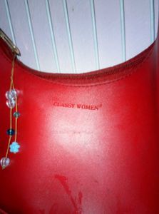 Chic Red Shoulder Bag