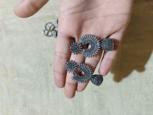 3 Pack Of Pretty Silver Earrings