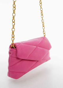 Pink Quilted Shoulder Bag
