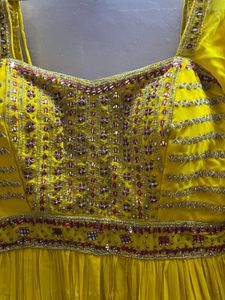 Yellow Heavy Gown