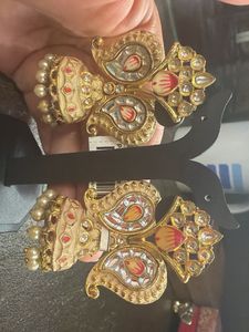 Kundan Look a like  Jhumka Earrings