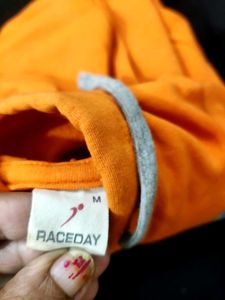 Orange Graphic Hoodie