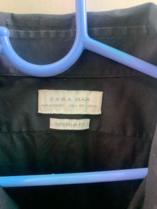Zara Man Black partywear Shirt