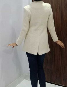 Off White Slim Fit Blazer