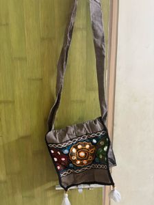 Embroidered Bohemian Sling Bag