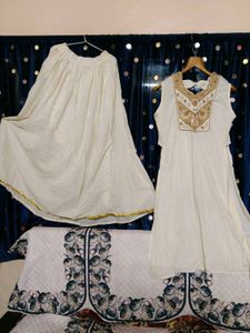 Indo western ghagra long top