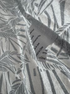Men's Leaf Print Short Sleeve Shirt