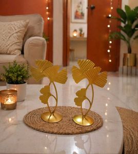 Elegant Gold Leaf Decor Set
