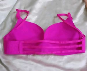 Vibrant Pink Push-Up Bra