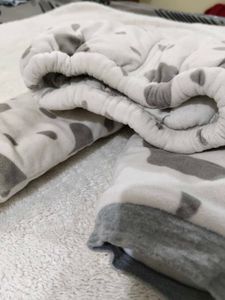 Cozy Cow Print Baby Pants for winter