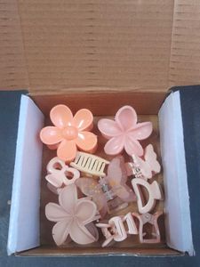 10 Cute Hair Claw Clips Set