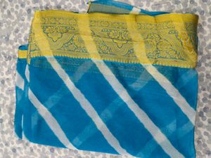 lehriya saree pink/blue