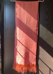 Pink Scarf with Fringe