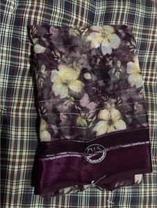 Beautiful Pink and parple saree offers