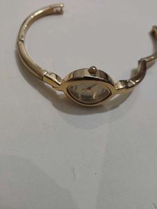 Elegant Gold Bangle Watch