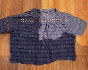 Crop Shirt Tie Up