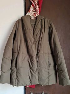 Olive Puffer Jacket
