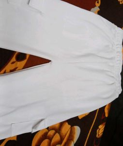 White Cargo Pants